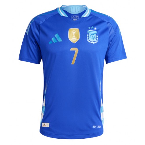 Argentina Rodrigo De Paul #7 Gostujuci Dres Copa America 2024 Kratak Rukavima